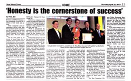  Focus Report of New Sabah Times • Honesty is The Cornestone of Success
