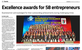 Focus Report of StarMetro • Excellence Award for 58 Entrepreneurs