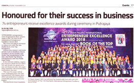 StarMetro • Honoured Success In Business